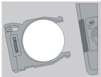 PHILIPS CDV1130 - REEMPLACEMENT DE LA PILE - 2