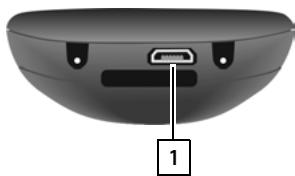 GIGASET CL660A DUO ANTHRACITE - Raccordement du cable de données USB - 2