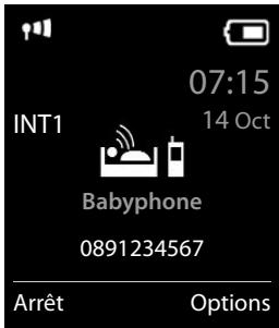 GIGASET CL660A DUO ANTHRACITE - Activer et régler le babyphone - 4