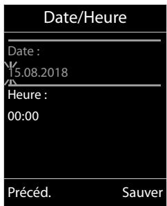 GIGASET CL660A DUO ANTHRACITE - Régler la date et l'heure - 2