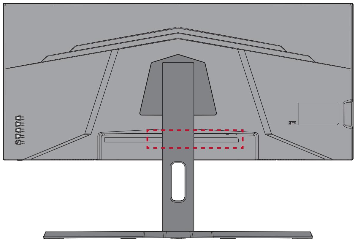 VIEWSONIC VX3418-2KPC - Branchement de périphériques externes - 1