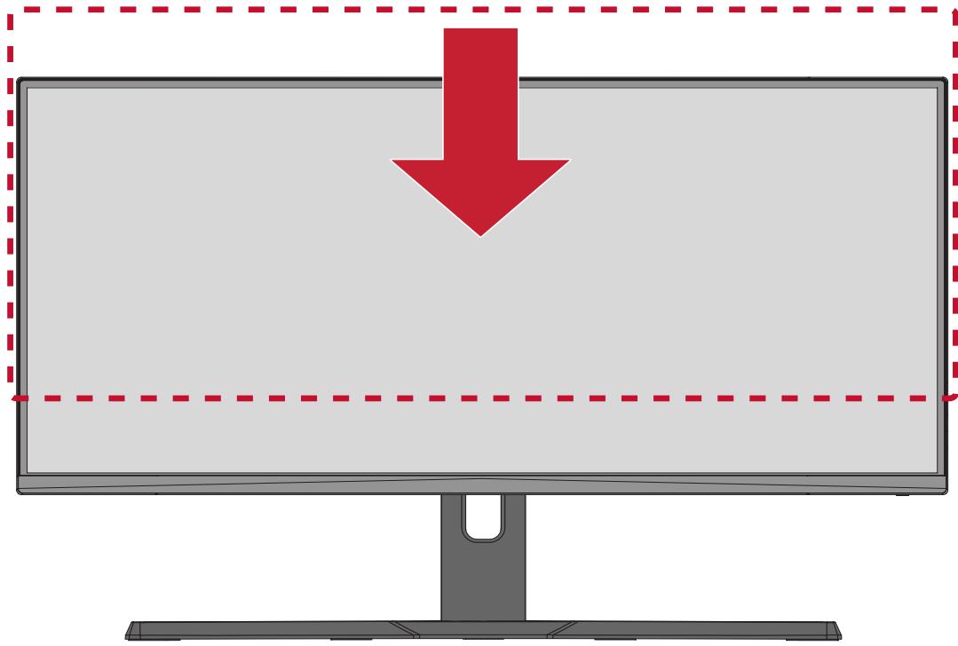 VIEWSONIC VX3418-2KPC - Réglage de la hauteur - 1