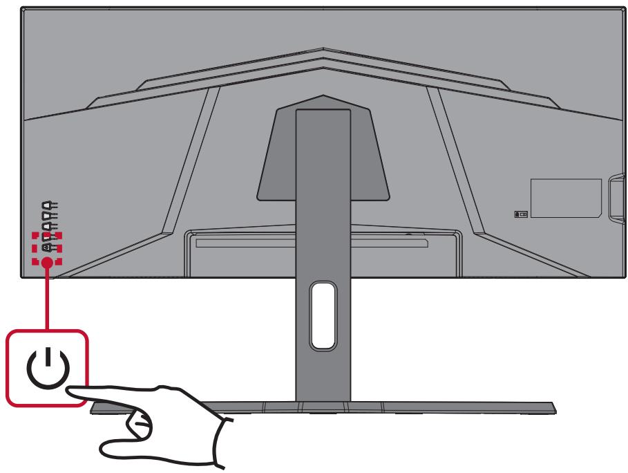 VIEWSONIC VX3418-2KPC - Allumer et éteindre l'appareil - 1