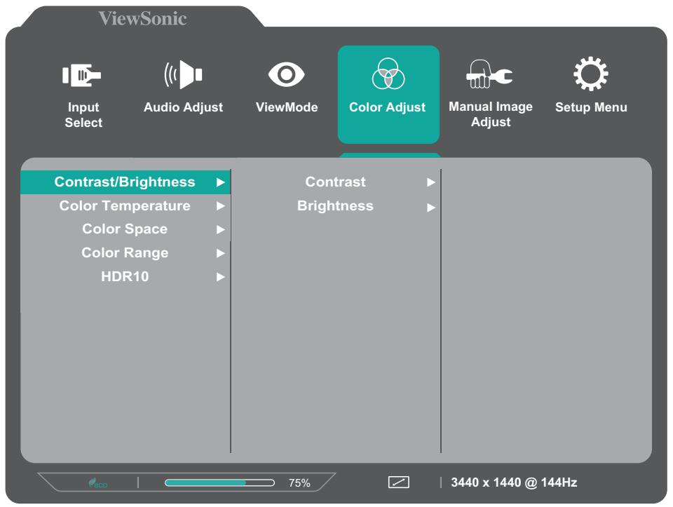 VIEWSONIC VX3418-2KPC - Opérations générales - 2