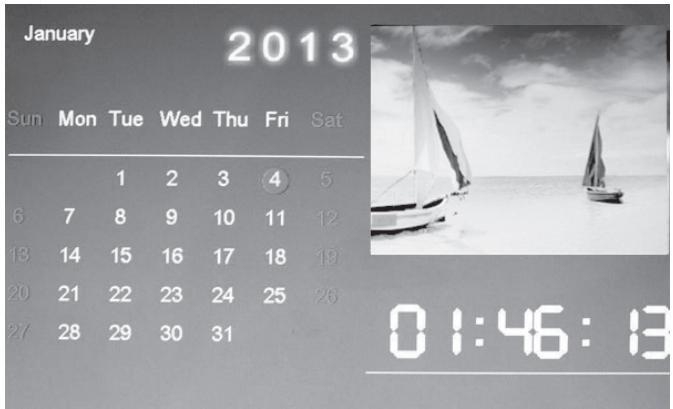 PROLINE DPF 708-2 - AFFICHAGECALENDRIER - 1