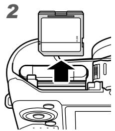 OLYMPUS SZ-16 - Pour-retirer la carte mémoire - 2