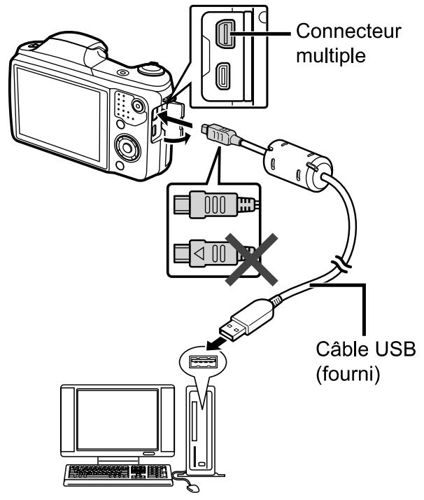 OLYMPUS SZ-16 - Connexion à un ordinateur - 1