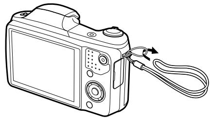 OLYMPUS SZ-16 - Fixer la couroie - 1
