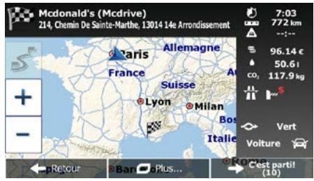 MAPPY ULTI S549 CAV EUR14 - Sélection d'un emplacement sur la carte comme destination - 3