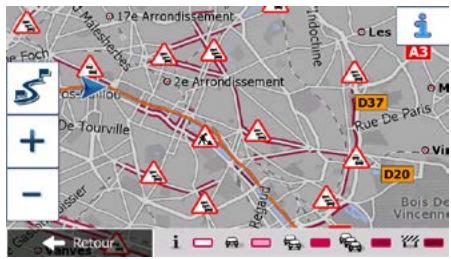 MAPPY ULTI S549 CAV EUR14 - Informations sur la circulation dans la planification d'itinéraire - 1