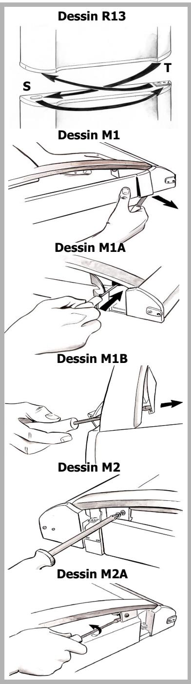 THOMSON AC30Z - Inversion des poignées - 1