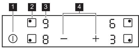 FAURE F6104iVK - Description du bandeau de commande - 1