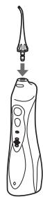 PANASONIC EW1411H845 - Fixez solidement la canule sur l'appareil principal. - 1