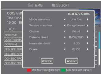 NEOVIU T2D - Réenregistrements EPG: - 1