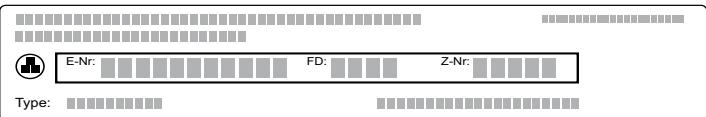 DARTY CMG6353BB1 - Numéro de produit et numéro de fabrication - 1
