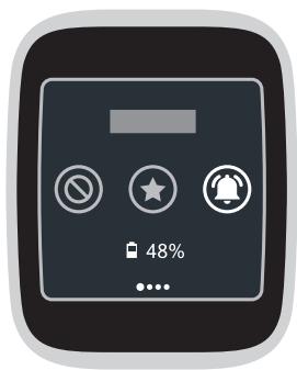 ASUS ZWATCH2 1.45 RHi LEA - Désactiver les notifications et visualiser le niveau de charge de la batterie - 1