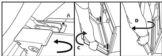 RITCHENAID ROHSP60604 - Pour remonter la porte : - 2