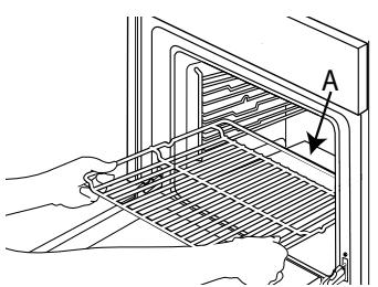 RITCHENAID ROHSP60604 - INSERTION DES GRILLES ET AUTRES ACCESSOIRES A L'INTÉRIEUR DU FOUR - 1