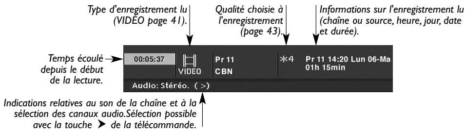 THOMSON DTH7500 - Lecture d'un programme video enregistré sur le DMR - 1
