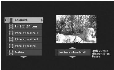 THOMSON DTH7500 - Le menu Video - 1