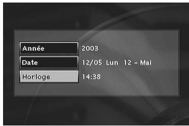 THOMSON DTH7500 - Réglage de l'horloge - 1