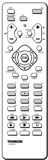 THOMSON DTH7500 - Recherche automatique de code - 1
