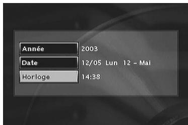 THOMSON DTH7500 - Mise à l'heure - 1