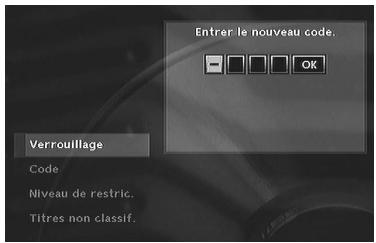 THOMSON DTH7500 - Verrouillage - 1