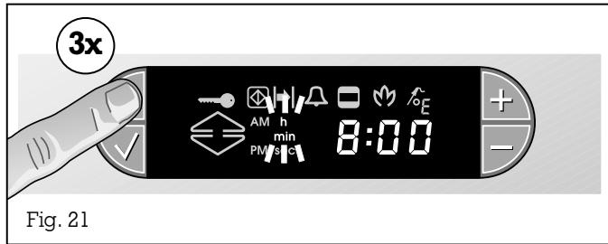 GAGGENAU EB 211-101 CG ANTHRACO - Fonctionnement de l'horloge - 1