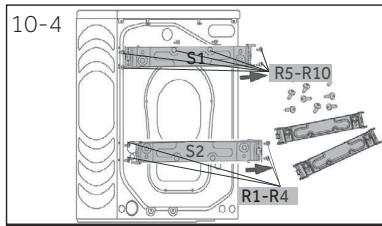HAIER HW120-B14979 - Eliminare i bulloni di trasporto - 1