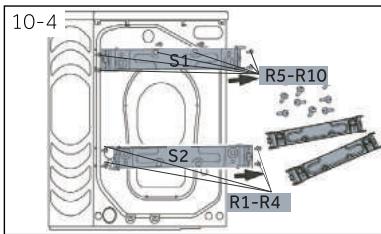HAIER HW120-B14979 - Dismantle the transportation bolts - 4
