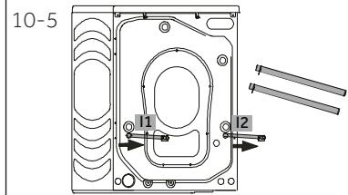 HAIER HW120-B14979 - Eliminare i bulloni di trasporto - 2