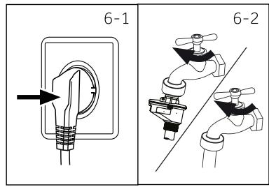 HAIER HW120-B14979 - Water connection - 1
