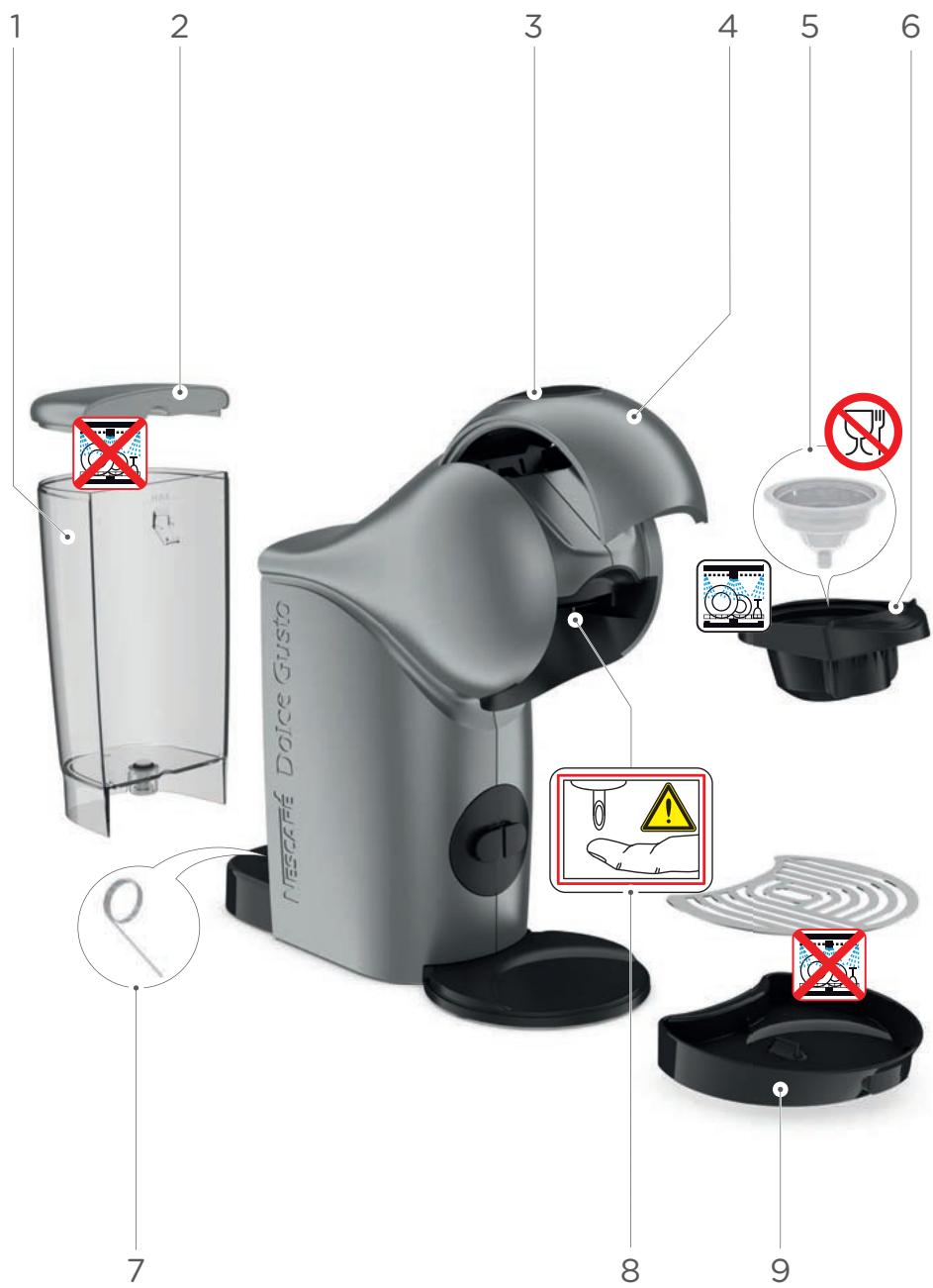 KRUPS DOLCE GUSTO GENIO S TOUCHYY4586FD - PRÉSENTATION DE LA MACHINE - 1