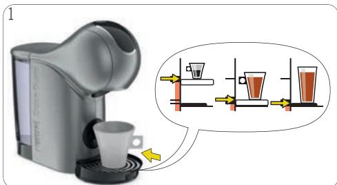 KRUPS DOLCE GUSTO GENIO S TOUCHYY4586FD - DEUX CAPSULES (P. EX. CAPPUCCINO) - 1