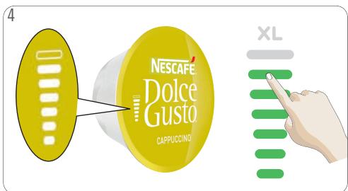 KRUPS DOLCE GUSTO GENIO S TOUCHYY4586FD - DEUX CAPSULES (P. EX. CAPPUCCINO) - 4