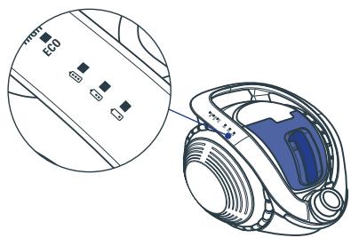ROWENTA X7777EAR - BATTERJSTATUS - 1