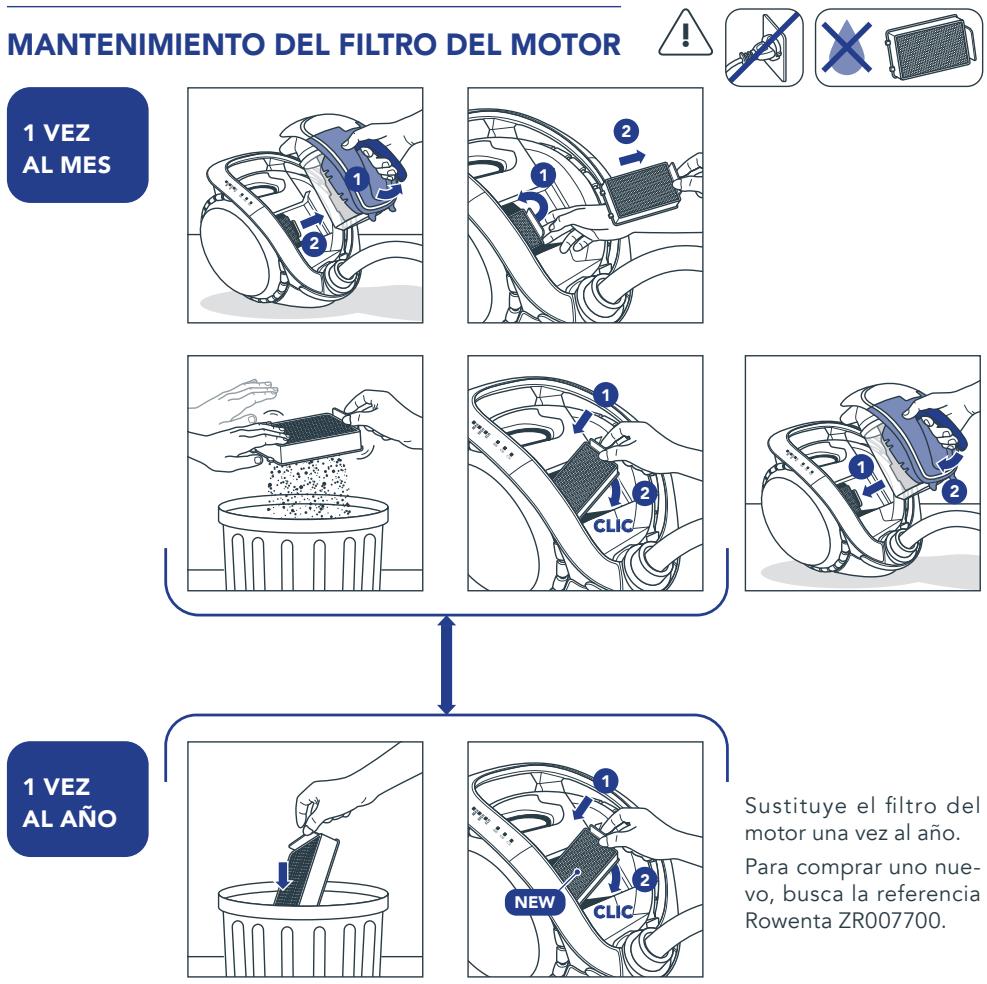 ROWENTA X7777EAR - MANTENIMIENTO DEL FILTRO CICLONICO - 10