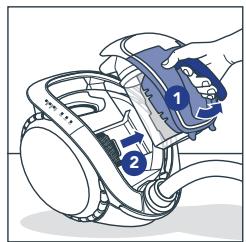 ROWENTA X7777EAR - UDRZBA FILTRU MOTORU - 4