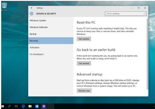 ASUS ZEPHYRUS S17CP - Utiliser une option de restauration - 2