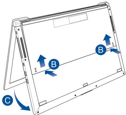 ASUS ZEPHYRUS S17CP - Entretenir votre ordinateur portableRetirer le couvercle inférieur pour le nettoyer - 5