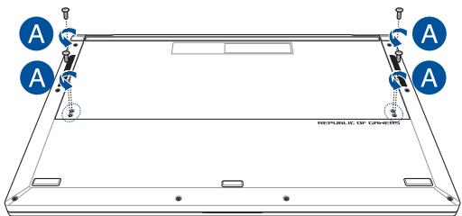 ASUS ZEPHYRUS S17CP - Entretenir votre ordinateur portableRetirer le couvercle inférieur pour le nettoyer - 1