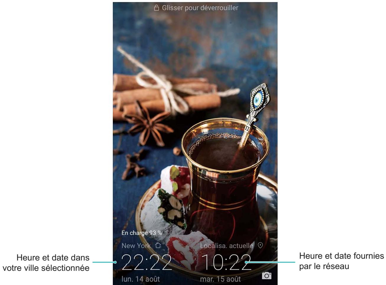 HUAWEI P Smart Bleu 4389310 - Définir l'heure et la date du système - 1