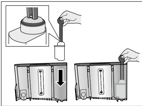 SIEMENS TI9575X1 - Insérer ou renouveler un filtré à eau - 1