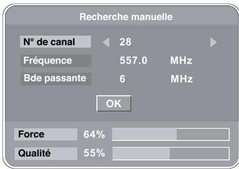THOMSON DTH-714DVB - Installation manuelle - 1