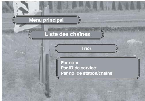THOMSON DTH-714DVB - Définir la liste des chaînes - 4