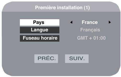 THOMSON DTH-714DVB - Première installation - 1
