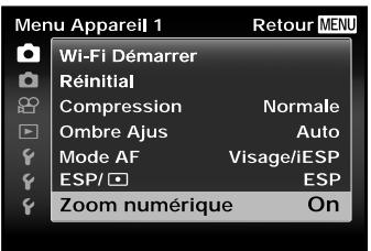 OLYMPUS TG-3 - Appuyez sur la touche MENU. - 5