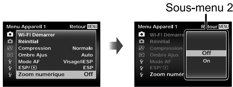 OLYMPUS TG-3 - Appuyez sur la touche MENU. - 4