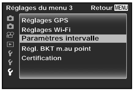OLYMPUS TG-3 - Personnalisation des réglages - 1